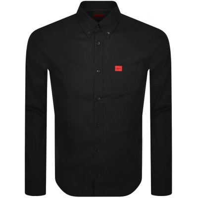 Hugo Boss Hugo Long Sleeved Evito Shirt Black