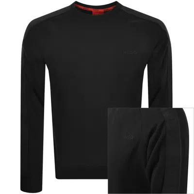 Hugo Lounge Tonal Sweatshirt Black