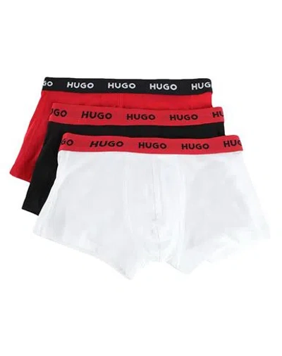 Hugo Man Boxer White Size Xxl Cotton, Elastane