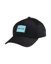 Hugo Boss Hugo Man Hat Black Size Onesize Cotton In Black