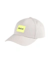 Hugo Boss Hugo Man Hat Light Grey Size Onesize Cotton