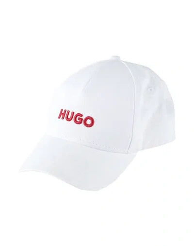 Hugo Man Hat White Size Onesize Cotton