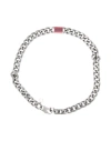 Hugo Boss Hugo Man Necklace Silver Size - Steel In Silver