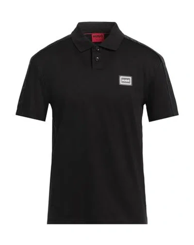 Hugo Man Polo Shirt Black Size S Cotton