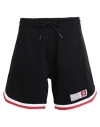 Hugo Boss Hugo Man Shorts & Bermuda Shorts Black Size Xl Cotton In Black