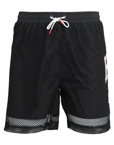 Hugo Man Shorts & Bermuda Shorts Black Size Xl Polyamide, Elastane