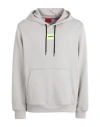 Hugo Boss Hugo Man Sweatshirt Dove Grey Size Xl Cotton In Grey
