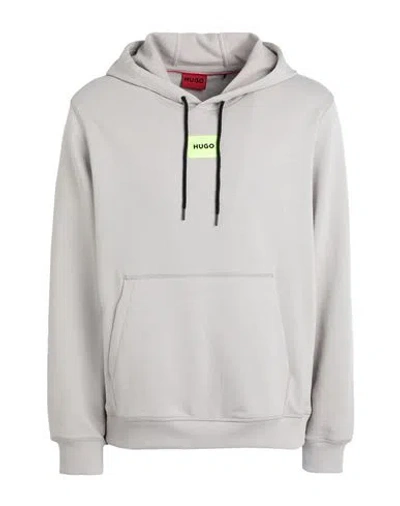 Hugo Boss Hugo Man Sweatshirt Dove Grey Size Xl Cotton