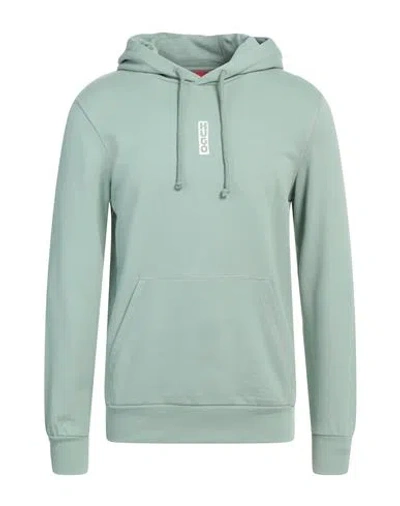 Hugo Boss Hugo Man Sweatshirt Light Green Size Xxl Cotton