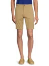 Hugo Boss Slim-fit Chino Shorts In Stretch-cotton Gabardine In Beige