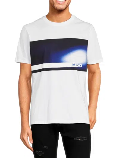 Hugo Men's Doform Logo Graphic T Shirt In White