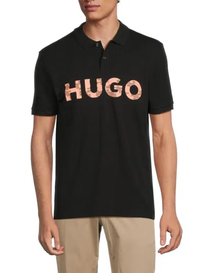 Hugo Men's Dupolac Logo Polo In Black