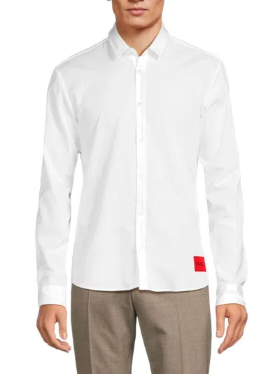 Hugo Men's Ero Extra Slim Fit Shirt In White