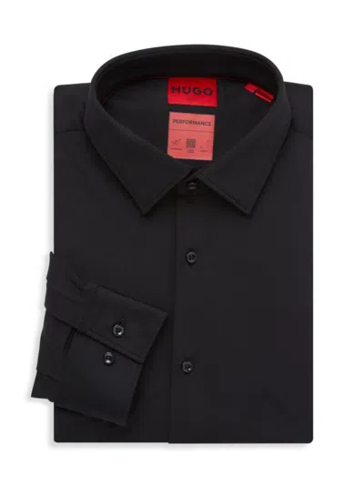 Hugo Men's Kenno Slim Fit Dress Shirt In Black