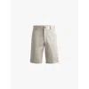 Hugo Boss Regular-fit Shorts With Slim Leg And Buttoned Pockets In Light/pastel Grey