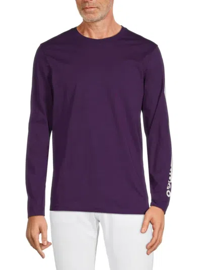 Hugo Men's Logo Sweatshirt In Purple