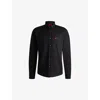 Hugo Boss Evito Oxford Shirt In Black