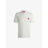 Hugo Boss Logo Polo Shirt In Natural