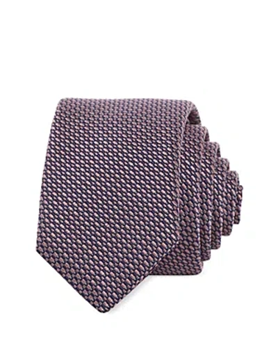 Hugo Micro Dash Silk Blend Skinny Tie In Light Pastel Purple