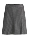 Hugo Boss Mini Skirt With Houndstooth Jacquard In Patterned