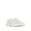 Hugo Boss Mixed-material Trainers With Ripstop Mesh In White