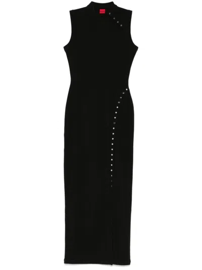 Hugo Boss Nelissi Maxi Dress In Black