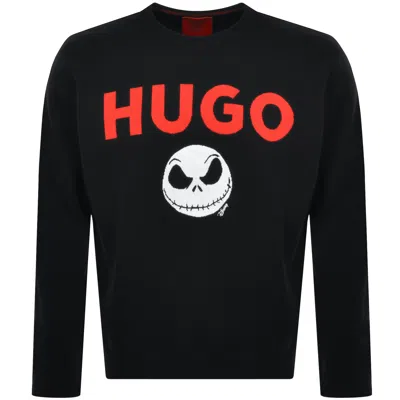 HUGO BOSS HUGO NIGHTMARE BEFORE CHRISTMAS JUMPER BLACK