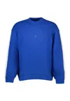 Hugo Boss Hugo Nedro Cotton French Terry Sweatshirt In Blu