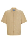 HUGO BOSS OVERSIZE-FIT SHIRT WITH PRINT
