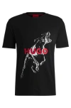 Hugo Boss Hugo Deyladec T Shirt Black