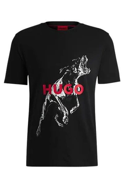 Hugo Boss Hugo Deyladec T Shirt Black