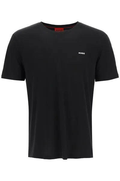 Hugo Boss Logo Crew-neck T-shirt In Black