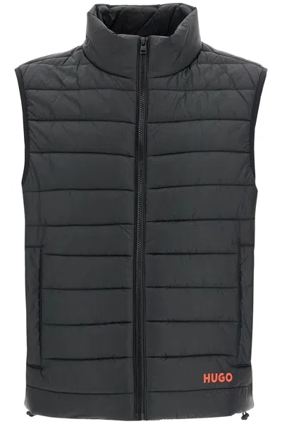 Hugo Boss Hugo Men's Padded Brentino Vest In Black