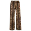 Hugo Boss Pajama Bottoms In Satin With Snake Print In Multi
