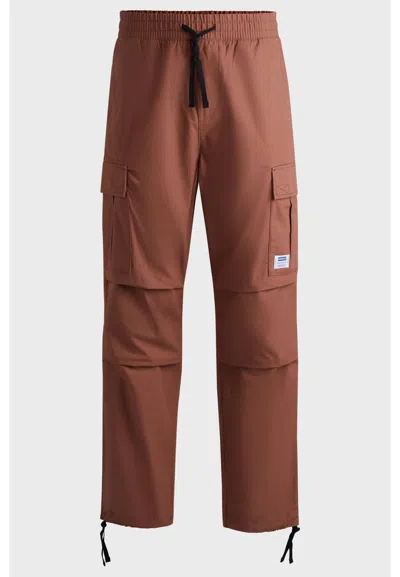 Hugo Boss Hugo Pants Gadic242 In Marrone