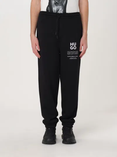 Hugo Boss Black Logo-bonded Sweatpants In Schwarz
