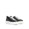 Hugo Boss Platform-sole Trainers With Logo Flag And Signature Details In Black