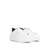 Hugo Boss Platform-sole Trainers With Logo Flag And Signature Details In White