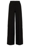 HUGO REGULAR-FIT CARGO TROUSERS WITH WIDE LEG