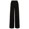 Hugo Boss Regular-fit Cargo Trousers With Wide Leg In Black