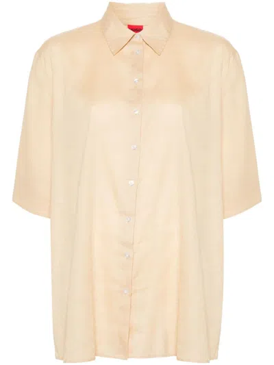Hugo Boss Regular-fit Shirt In Neutrals
