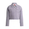 Hugo Boss Relaxed-fit Cropped Jacket In A Boucl Cotton Blend In Multi