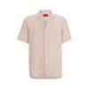 HUGO RELAXED-FIT MULTI-OCCASIONAL SHIRT IN LINEN