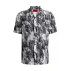 HUGO RELAXED-FIT SHIRT WITH ABSTRACT PRINT