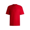 Hugo Boss Relaxed-fit T-shirt In Cotton With Logo Print In Pink