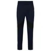 Hugo Relaxed-fit Tracksuit Bottoms With Color-blocking In Dark Blue