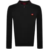 Hugo Boss San Cassius Mens Cotton Logo Crewneck Sweater In Black