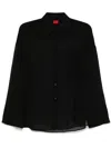 Hugo Boss Sheer Shirt In Black