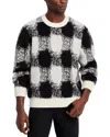 Hugo Boss Shequer Oversized Crewneck Sweater In Natural
