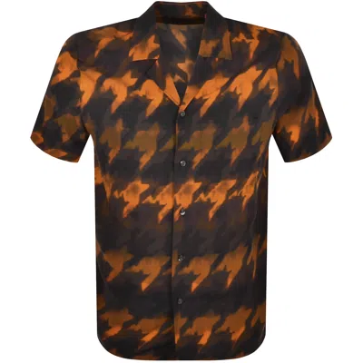 Hugo Boss Hugo Short Sleeved Ellino Shirt Orange